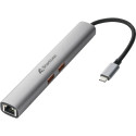 Sharkoon OfficePal Combo Adapter, docking station (gray)