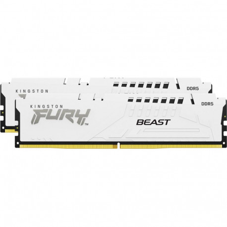 Kingston FURY DDR5 - 64GB - 6000 - CL - 30 (2x 32 GB) dual kit, memory (white, KF560C30BWEK2-64, Fur