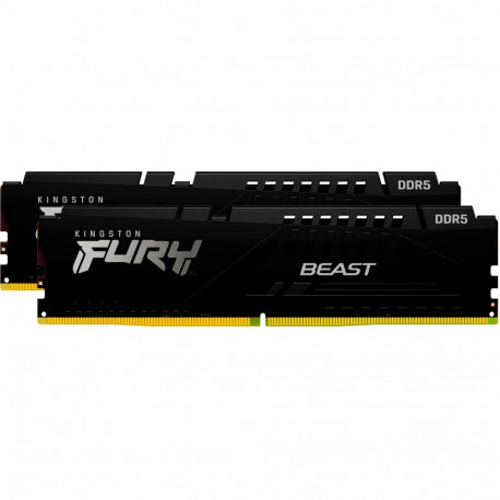 Kingston FURY DDR5 - 64GB - 6000 - CL - 30 (2x 32 GB) dual kit, RAM (black, KF560C30BBEK2-64, Fury B