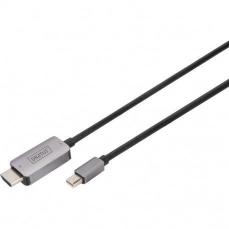 Adapterkabel mini DisplayPort > HDMI 8K (schwarz, 1 Meter)