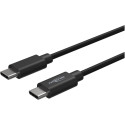 Ansmann USB 3.2 Gen 1 cable, USB-C plug > USB-C plug (black, 2 meters, charging with up to 60 watts)