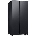 SAMSUNG RS62DG5003B1EF, Side-by-Side (stainless steel (dark), AI Energy Mode, All-round Cooling, Twi