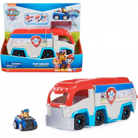 Paw Patrol - Pup Squad Patroller mit Chase-Spielzeugauto
