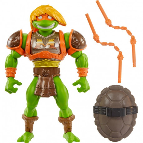 Mattel Masters of the Universe Origins Turtles of Grayskull Michelangelo, toy figure