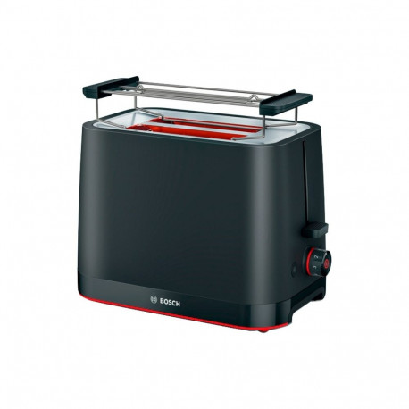 MyMoment toster TAT3M123 kompaktne kaheviililine 950W, must