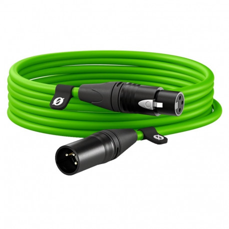 Premium XLR-Kabel XLR6M-G green (hellgrün, 6 Meter)