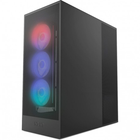 H7 Flow RGB 2024 karastatud klaas, must