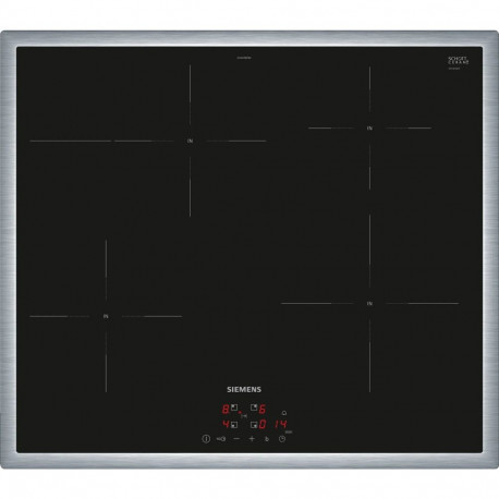Siemens EH645BFB6E iQ300, independent hob (black/stainless steel, 60 cm)