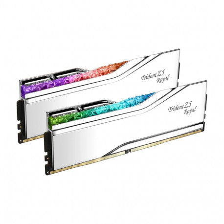 Trident Z5 Royal dimm F5-6400J3239G32GX2-TR5S 64GB DDR5-6400 (2x32GB) topeltkomplekt INTEL XMP, hõbe