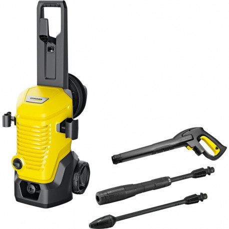 Kärcher high-pressure cleaner K 4 WCM Premium (yellow/black, with dirt blaster and hose reel)