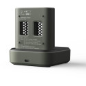 GP Batteries USB battery charger M452, 4 charging slots, incl. docking station D451 (grey, incl. 4x 