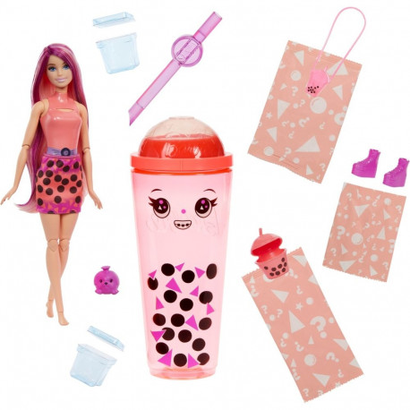 Mattel Barbie Pop! Reveal Bubble Tea Series - Mango Mochi, toy figure
