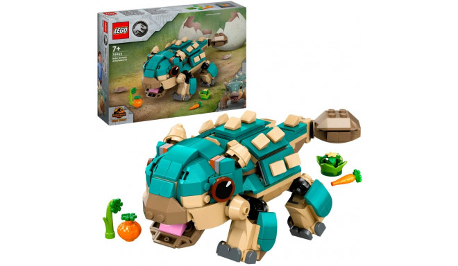 LEGO 76962 Jurassic World Baby Bumpy: Ankylosaurus, construction toy
