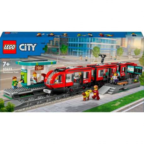 60423 City Straßenbahn mit Haltestelle