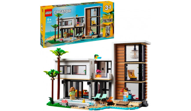 LEGO 31153 Creator 3-in-1 Modern House, construction toy
