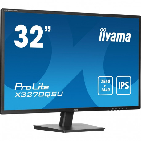 ProLite monitor X3270QSU-B1 80cm (31.5Zoll) WQHD IPS HDMI DP 100Hz paneel, must (matt)