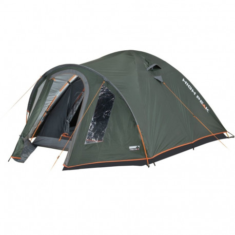 High Peak dome tent Nevada 4.1 (dark green/grey, Climate Protection 80)