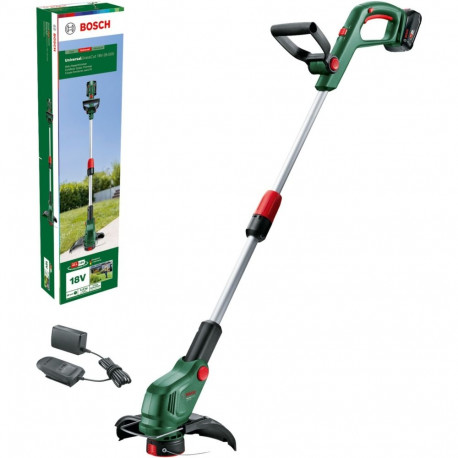 Akku-Rasentrimmer UniversalGrassCut 18V-26-500, 18Volt (grün/schwarz, Li-Ionen Akku 2,0Ah, POWER FOR