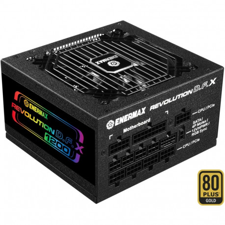 Revolution D.F.X 1650W (schwarz, 3x 12-Pin High Power GPU Anschluss, 7x PCIe, Kabelmanegement, 1650 