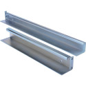 Digitus sliding rails for server cabinets, installation rails (grey, depth variable 500 mm to 750 mm