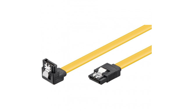 Goobay SATA cable PC data cable; 6 Gbps; 90 clip 95020