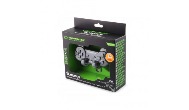 Gaming Controller - Esperanza EGG108K Wireless USB Black
