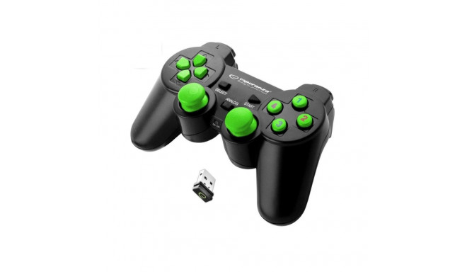 Gaming Controller - Esperanza EGG108G USB 2.0 PC/PS3 Gamepad Black, Green