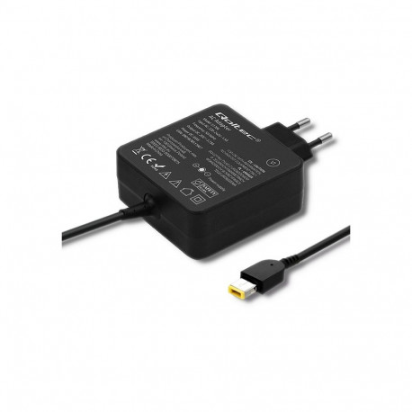 Power Adapter - Qoltec 51766 for Lenovo 65W 20V 3.25A Black