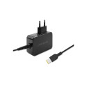 Power Adapter - Qoltec 51035 45W AC-to-DC for IBM/Lenovo Black