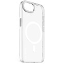 Decoded taaskasutatud plastist läbipaistev valge iPhone 16e tagakate