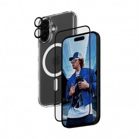 PanzerGlass 3-in-1 kaitsekomplekt iPhone 16