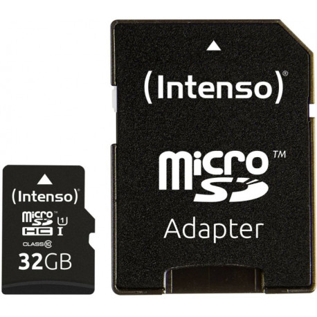 Intenso memory card microSDHC 32GB Premium UHS-I + adapter
