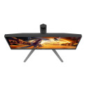 AOC G4 24G4HA arvutimonitor 60.5 cm (23.8") 1920 x 1080 pikslit Full HD LED must, punane