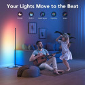Govee RGBICW Smart Corner Floor Lamp, LED Light (Black)