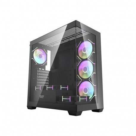 Darkflash DS900 computer case (black) + 7 ARGB fans