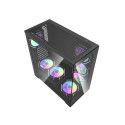 Darkflash DS900 computer case (black) + 7 ARGB fans