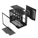 Midi Tower Case - MODECOM Volcano Panorama Micro ATX Grey