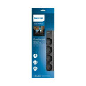 Philips SPN7040BA/60 surge protector Black 6 AC outlet(s) 2 m