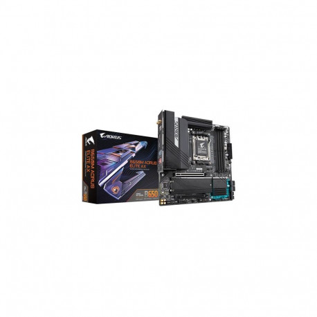 GIGABYTE B650M AORUS ELITE AX Motherboard - AMD Ryzen 9000 Series CPUs, 12+2+1 Phases VRM, up to 800
