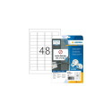 HERMA Removable labels A4 45.7x21.2 mm white Movables/removable paper matt 1200 pcs.
