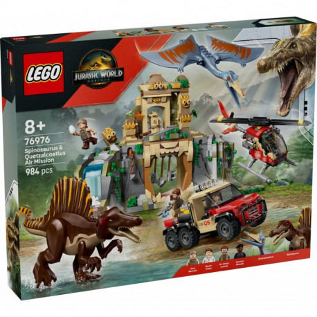 Bricks Jurassic World 76976 Spinosaurus & Quetzalcoatlus Air Mission