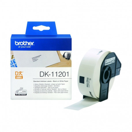 BROTHER DK11201 Adress Etikettenrolle for QL550 QL500 400pcs/roll 29x90