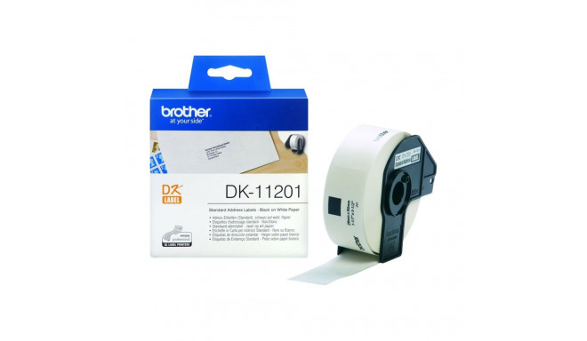 BROTHER DK11201 aadressi etiketirull QL550 QL500 jaoks 400 tk/rull 29x90