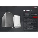 Mars Gaming MCELITE Premium Aluminum Tower PC Case mATX