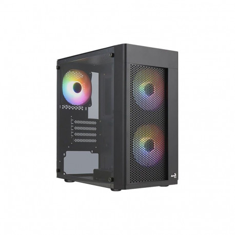 Aerocool Hexform G-BK-V2 (black, tempered glass)