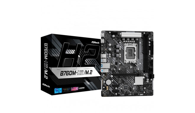 ASRock B760M-H2/M.2 - Socket 1700 - motherboard