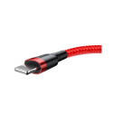 Baseus Cafule USB Lightning Cable 2,4A 0,5m (Red)