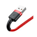 Baseus Cafule USB Lightning Cable 2,4A 0,5m (Red)