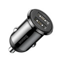 Ładowarka samochodowa Baseus Grain Pro 2x USB 4.8A (czarna)