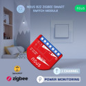 Nous B2Z ZigBee Smart Switch Module 1 channel, with Power Meter